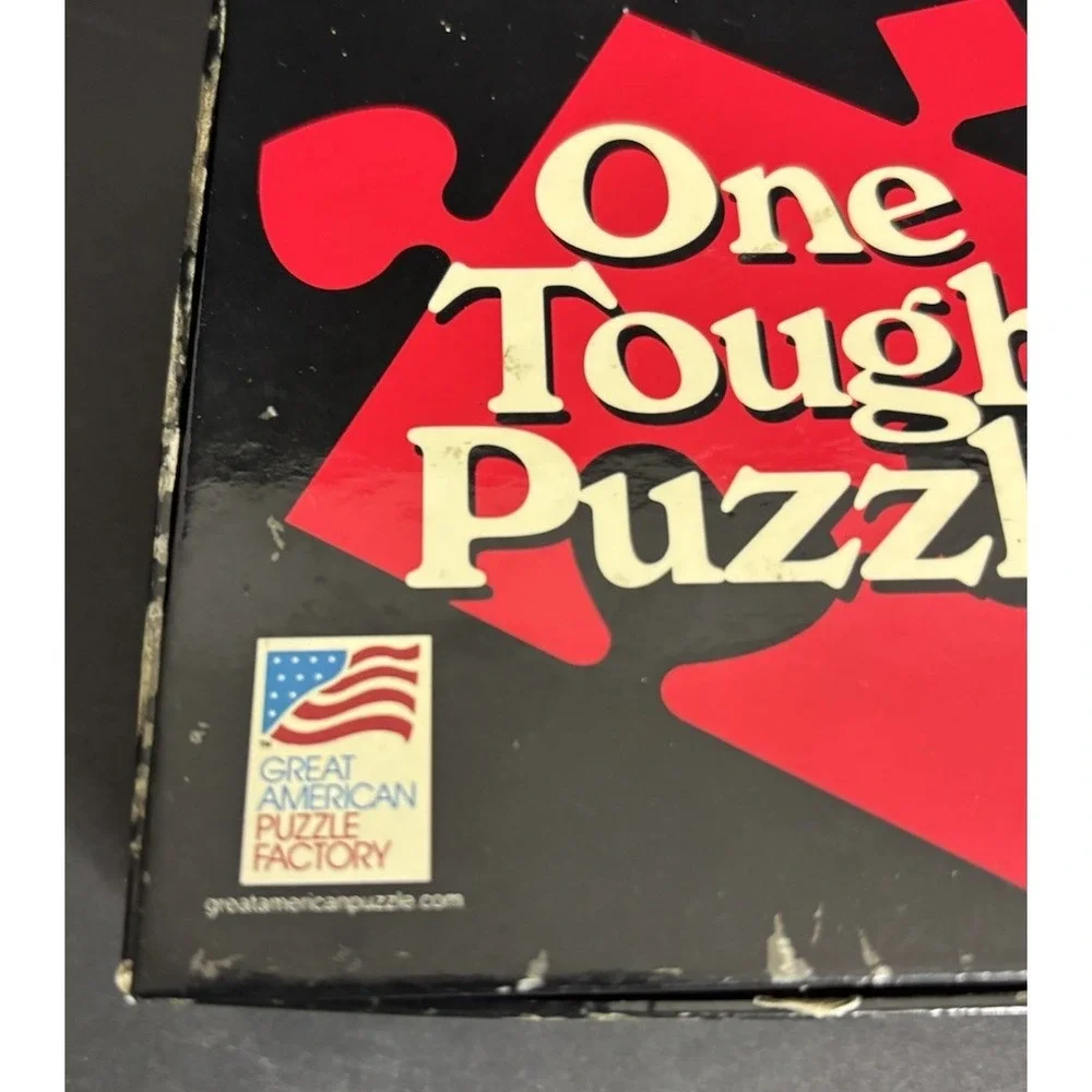 One Tough Puzzle Great American Puzzle Factory Complete Vintage